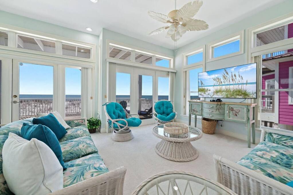 Oceanfront/Zero Steps To Beach/Views/4Br Gulf Shores Kültér fotó