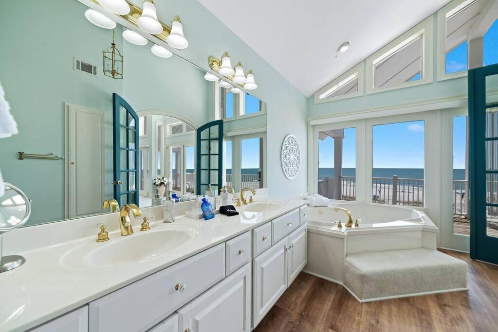 Oceanfront/Zero Steps To Beach/Views/4Br Gulf Shores Kültér fotó