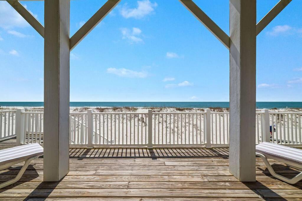 Oceanfront/Zero Steps To Beach/Views/4Br Gulf Shores Kültér fotó