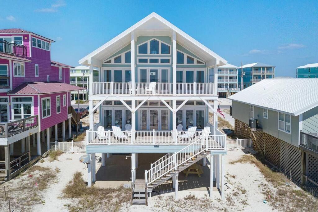 Oceanfront/Zero Steps To Beach/Views/4Br Gulf Shores Kültér fotó
