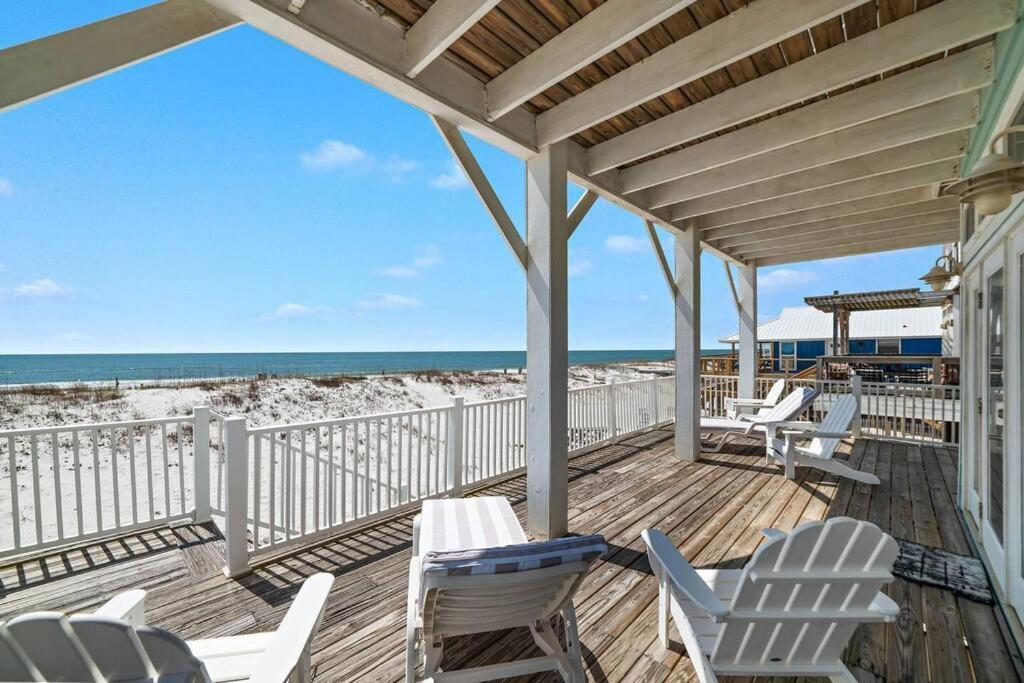 Oceanfront/Zero Steps To Beach/Views/4Br Gulf Shores Kültér fotó