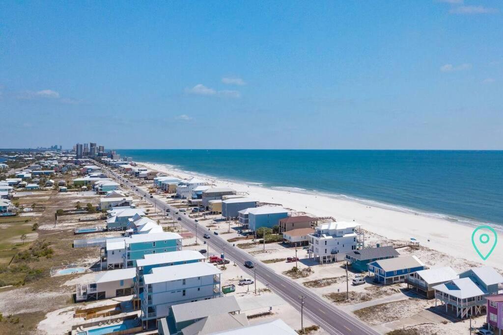 Oceanfront/Zero Steps To Beach/Views/4Br Gulf Shores Kültér fotó