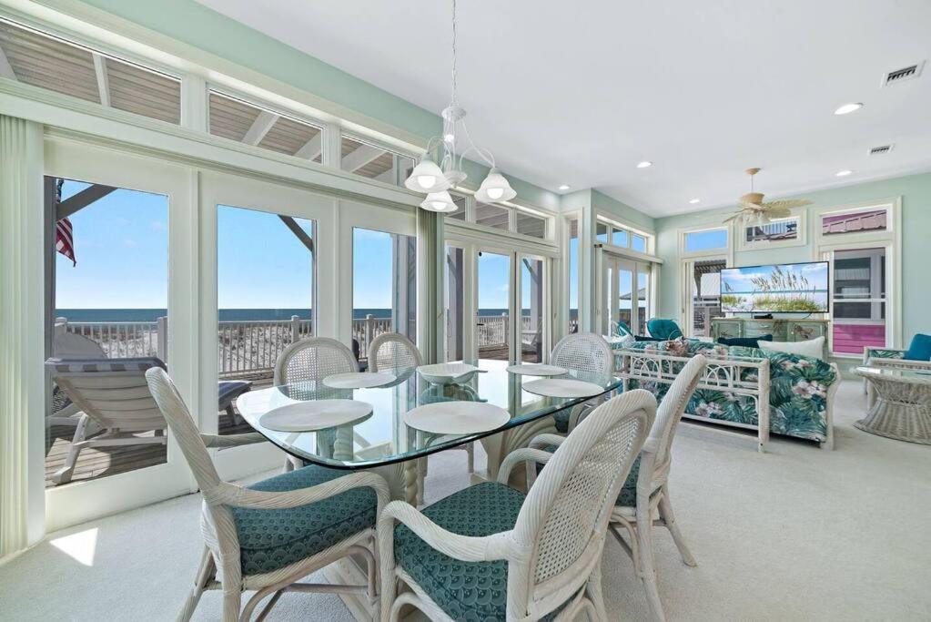 Oceanfront/Zero Steps To Beach/Views/4Br Gulf Shores Kültér fotó