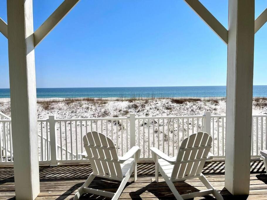Oceanfront/Zero Steps To Beach/Views/4Br Gulf Shores Kültér fotó